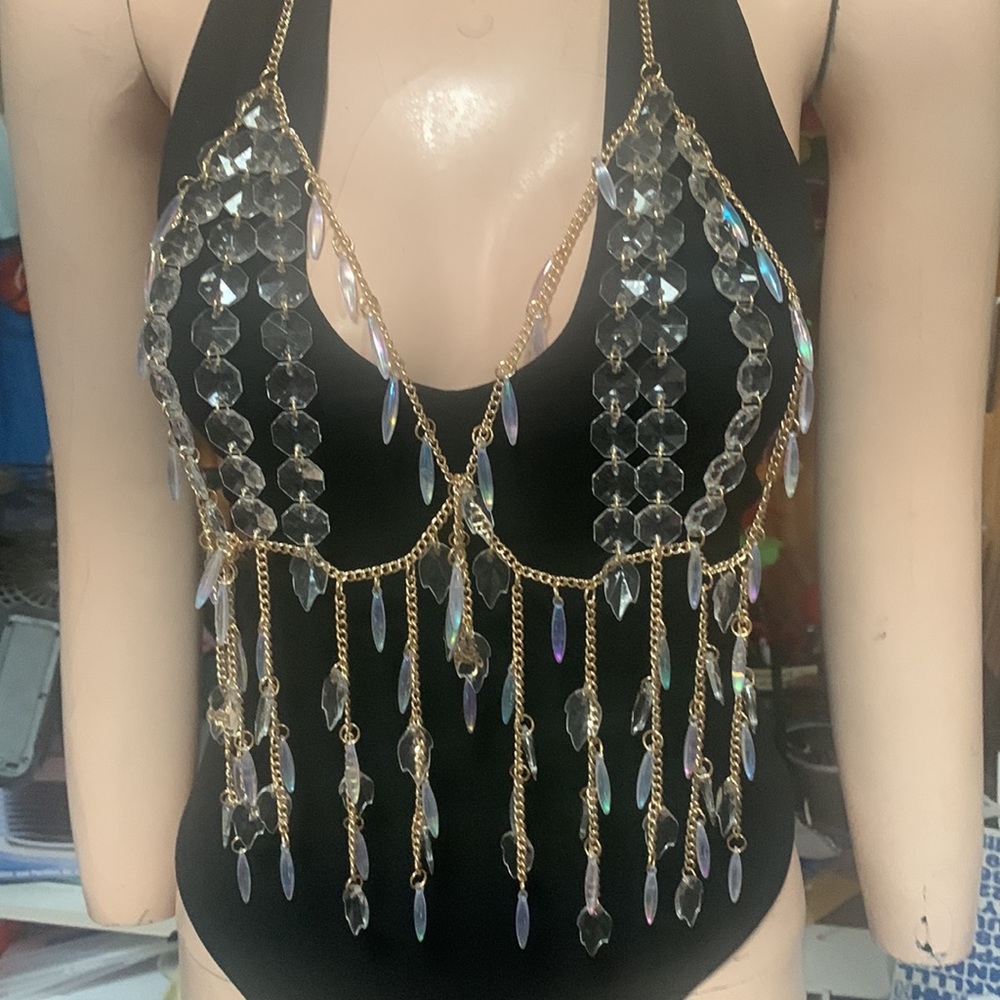 Drop Razor Crystal Bra - Picture 8 of 8